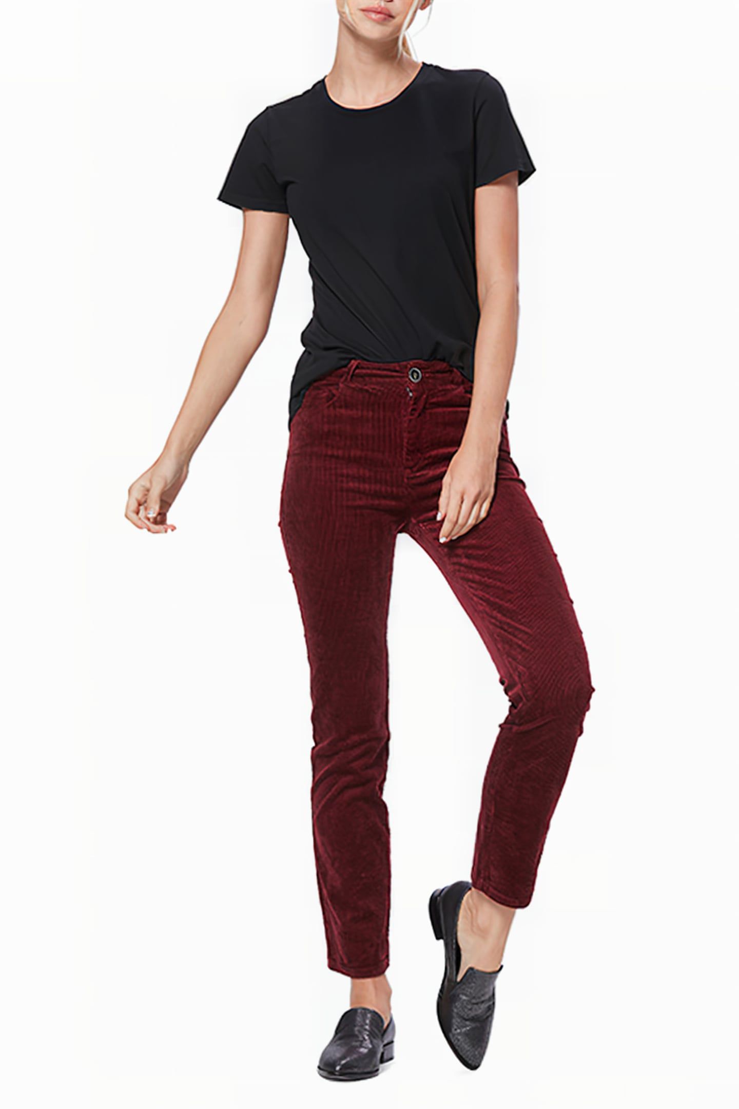 HOXTON SLIM BURGUNDY 6