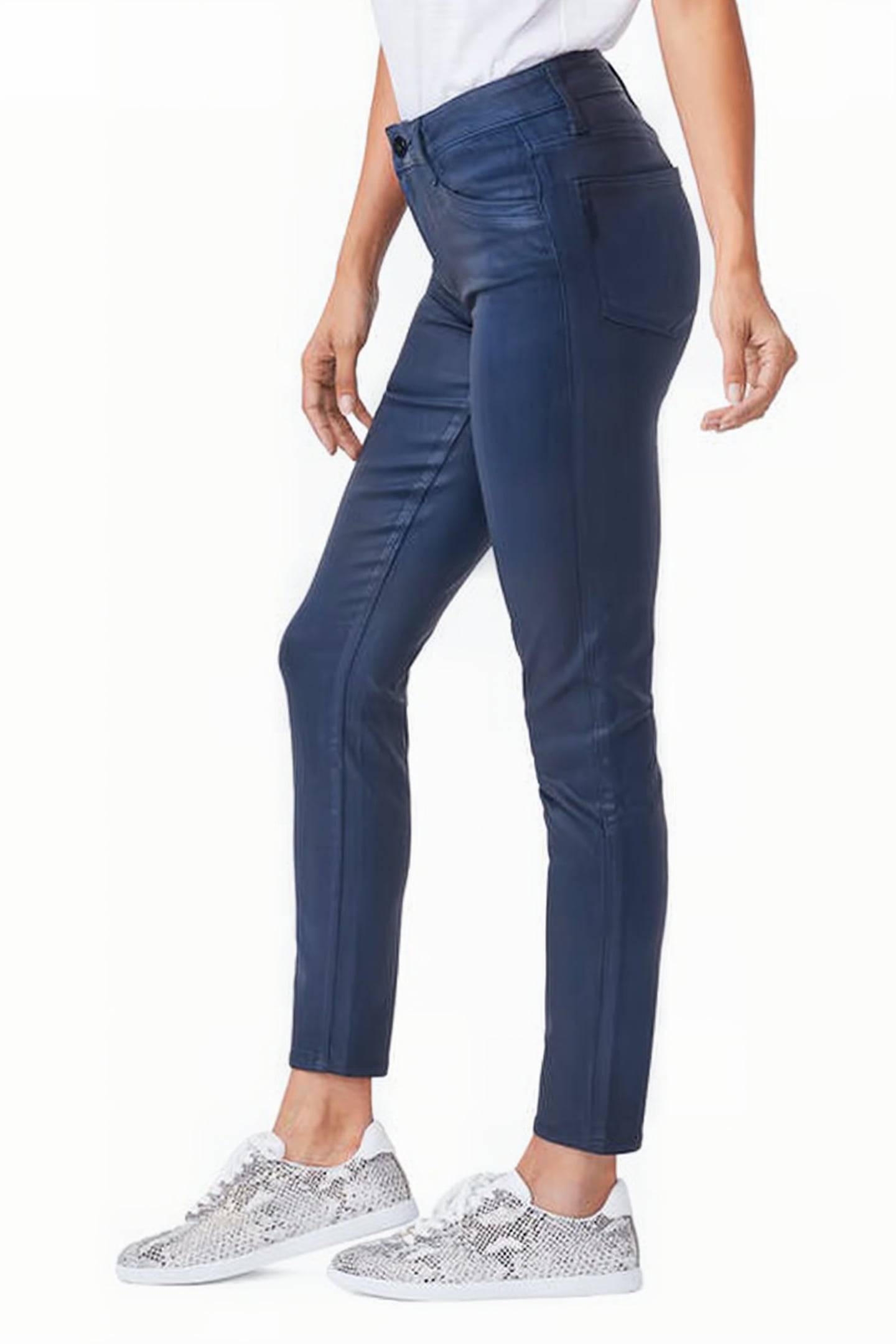 HOXTON ANKLE JOXXI POCKETS DEEP SAPPHIRE LUXE COATING 3