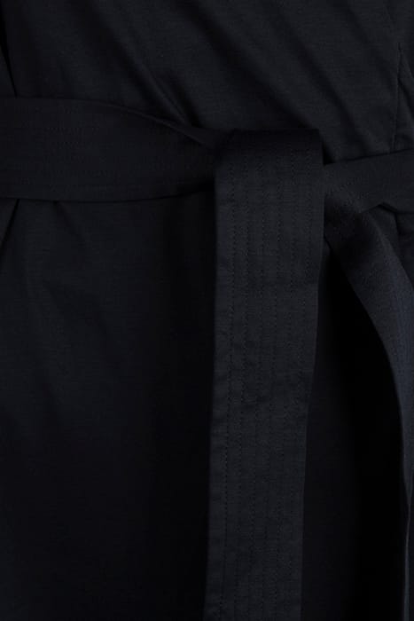 BELTED WRAP DRESS BLACK 3