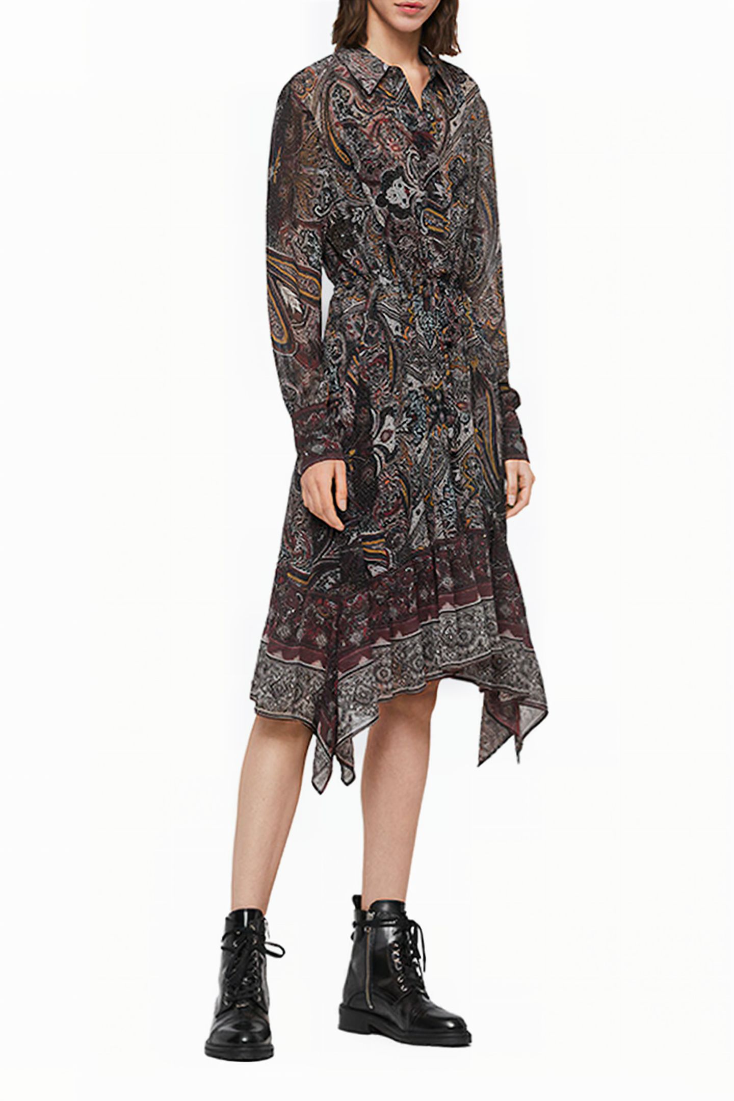 LIZZY SCARF DRESS PURPLE 3