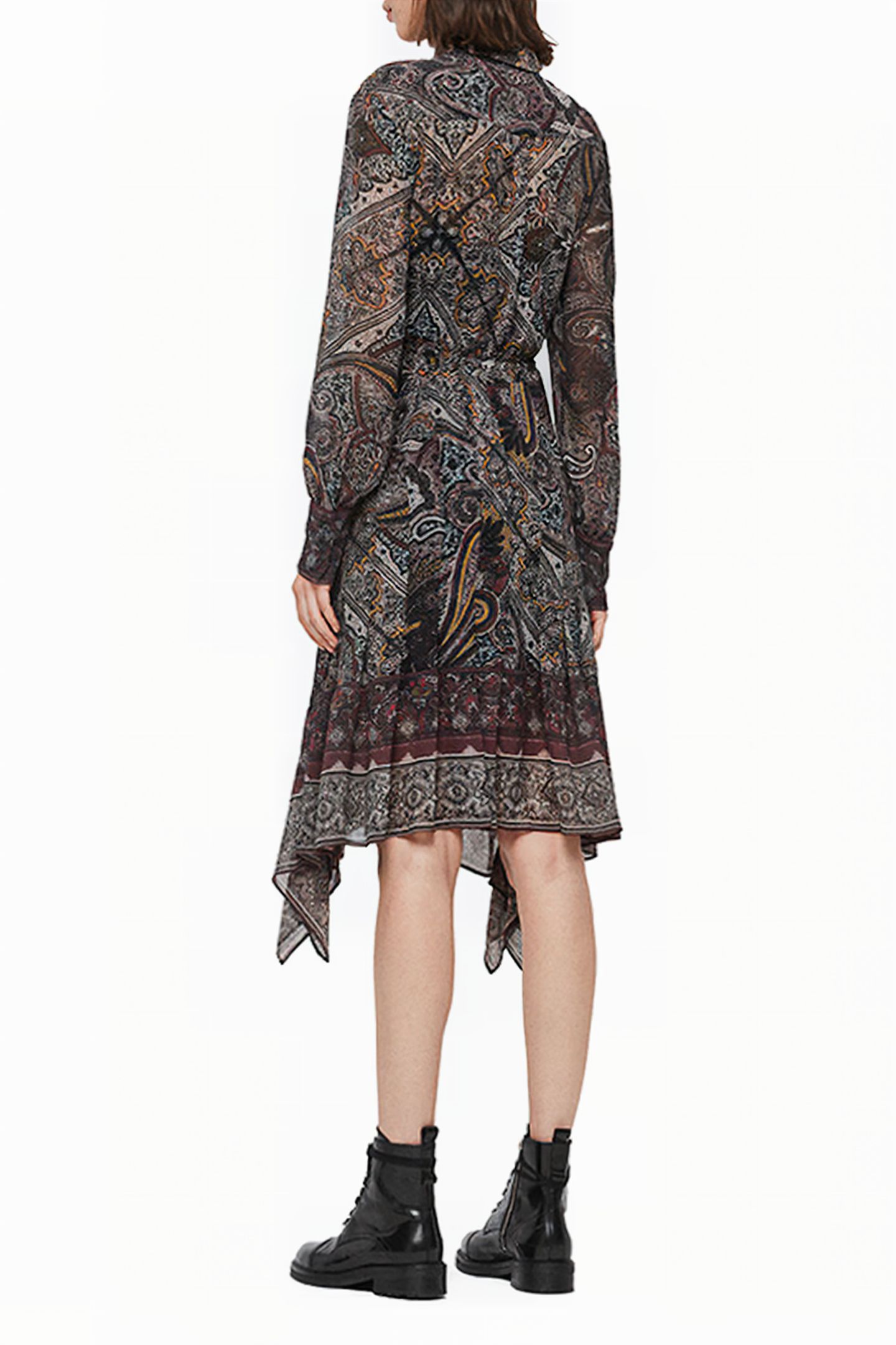 LIZZY SCARF DRESS PURPLE 5