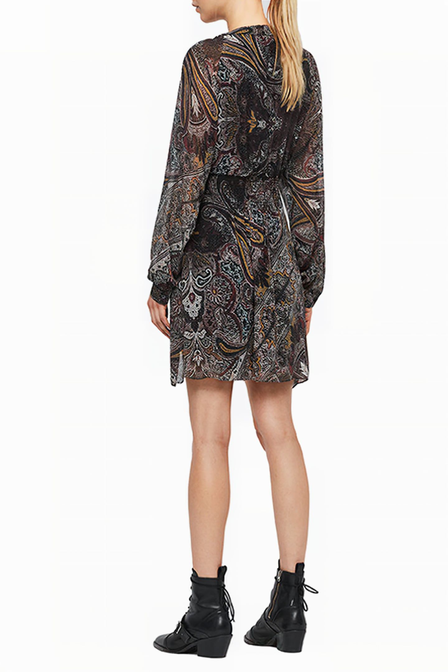 NICHOLA SCARF DRESS PURPLE 5