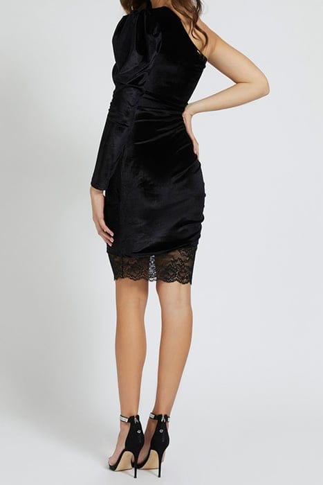 MARCIANO BY GUESS GUESS JEANS MONO SHOULDER DRESS JET BLACK 2