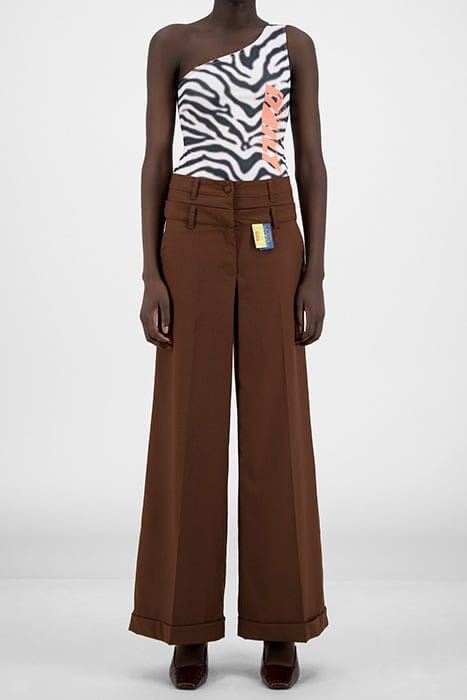 BROWN HECK PANTS 1