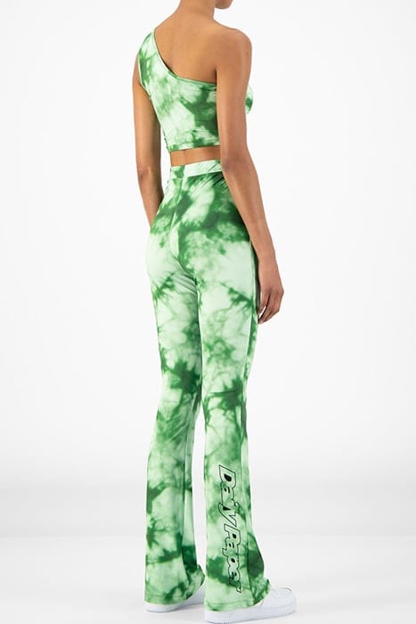 GREEN TIE DYE RESYMETRIC TOP 2