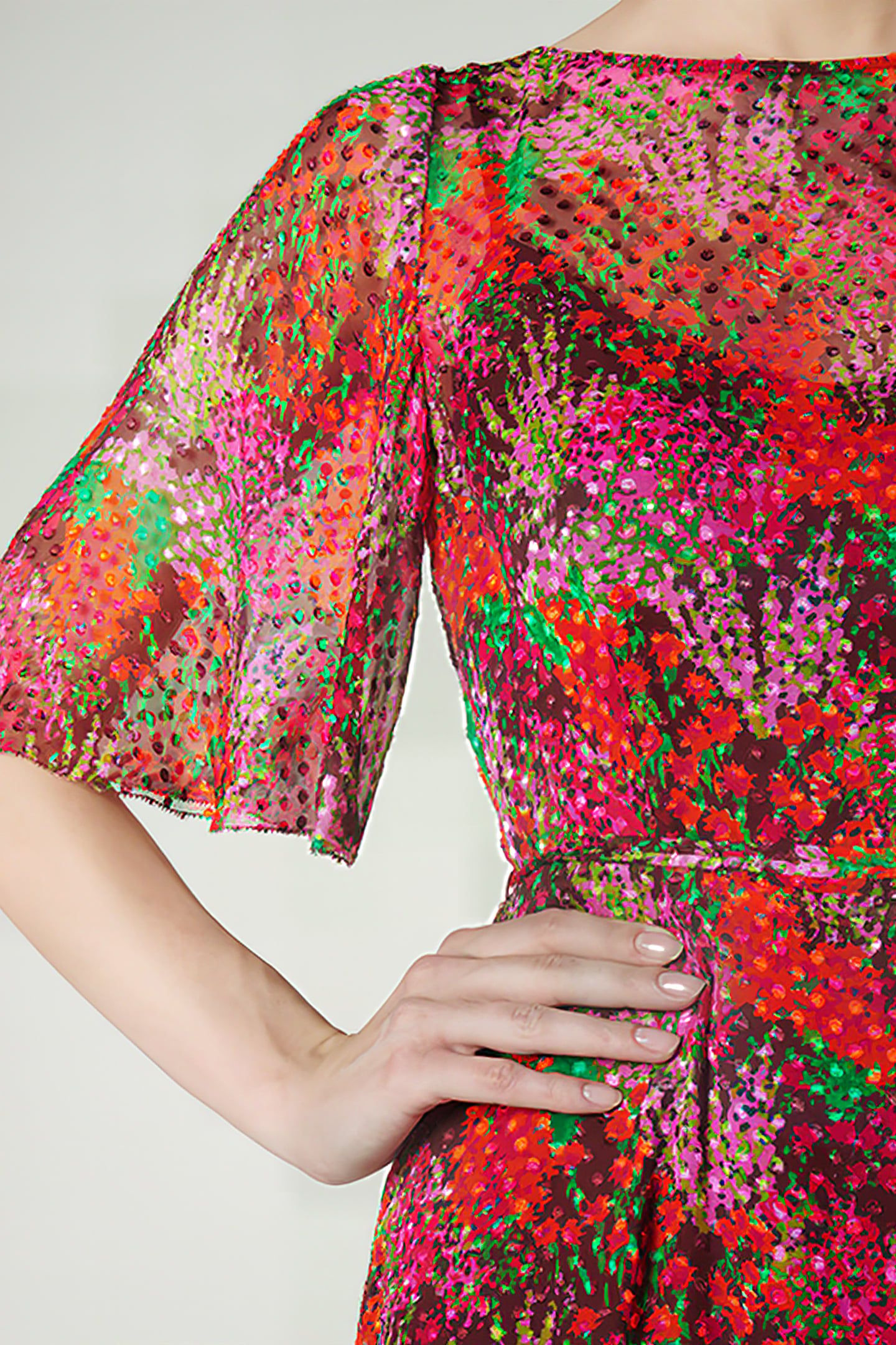 BOE MIDI DRESS PRI-MULTICOLOR 3