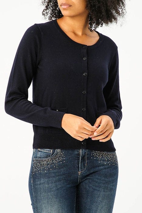BASIC CREWNECK BUTCARD LS BLUE 1