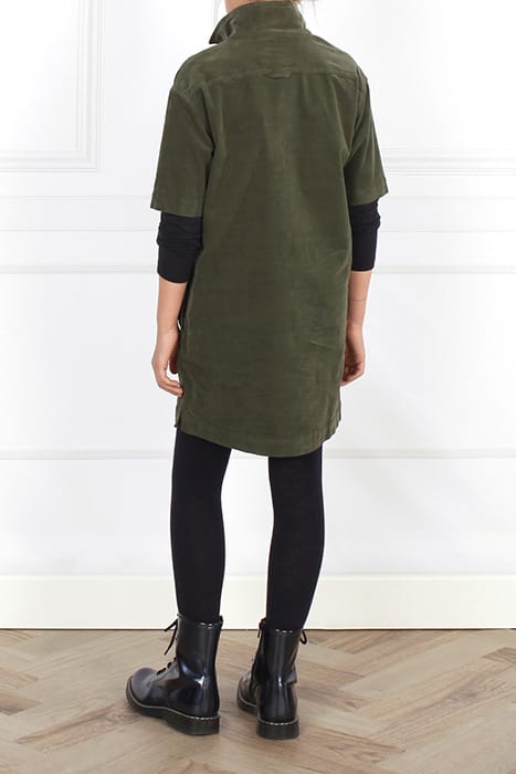 VELOURS DRESS GREEN 4
