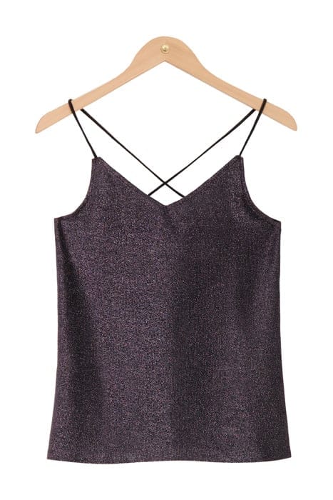 ZWARTE GLITTER TOP BLACK BLACK 1