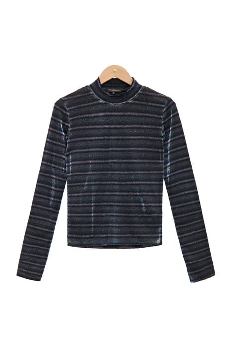 BLAUWE COLTRUI MET STREPEN BLUE BLUE 1