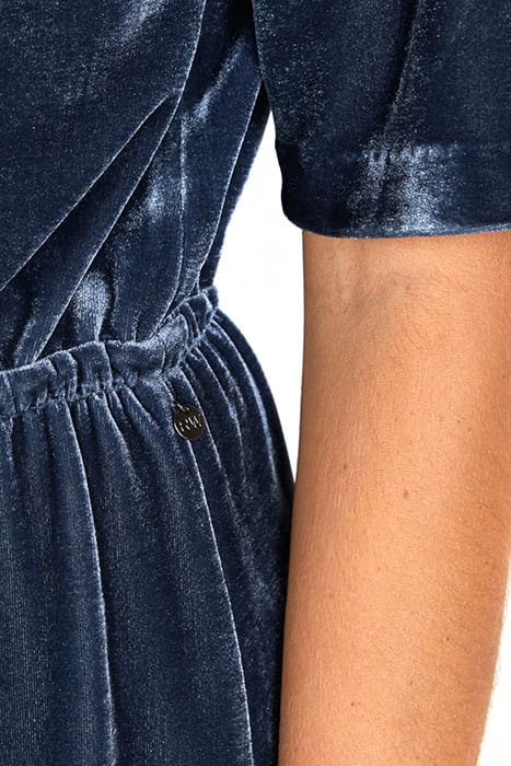 DRESS SHSL WAIST ELASTIC BLUE 4