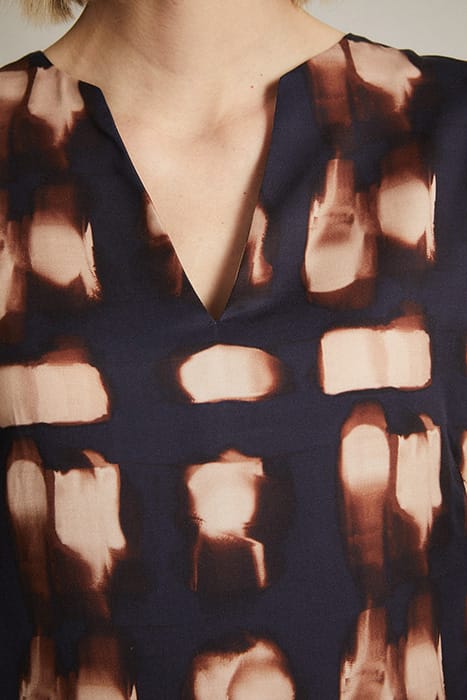KLEID PRINT AQUARELL / NIGHT BLUE 4