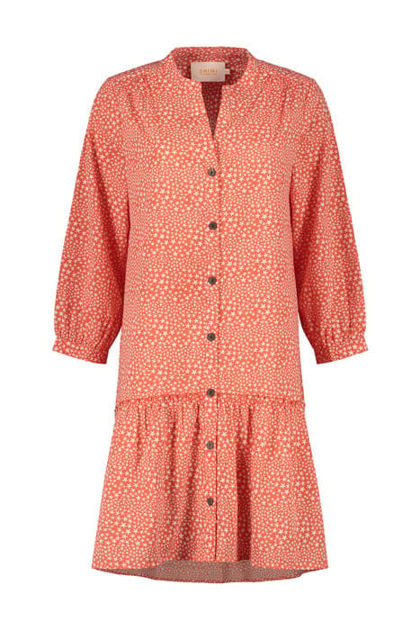LADIES TUVALU DROP WAIST DRESS ORANGE NEW MARMELADE 3
