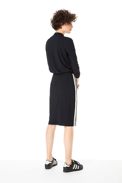 EASY SKIRT BLACK/WHITE STRIPE 2