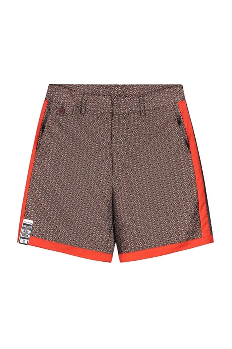 BROWN KENTON SCARF SHORTS 3