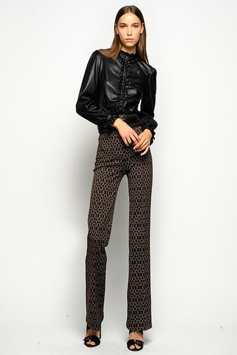 BRUNO CAMICIA SIMILPELLE LEGGE BLACK 3