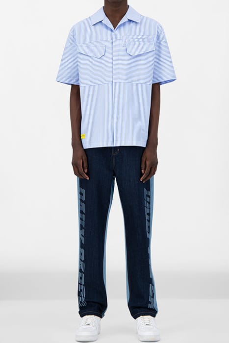 BLUE STRIPED JOVAN SHIRT 3