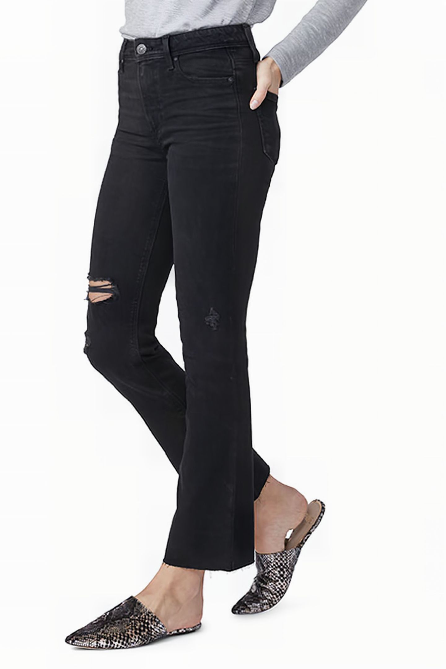 CLAUDINE RAW HEM SLATER DESTRUCTED 4