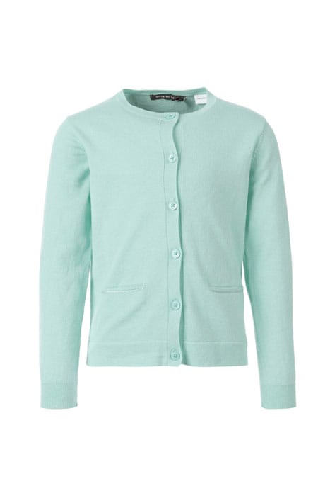 CLASSIC ROUND NECK CARDIGAN BLUE 1