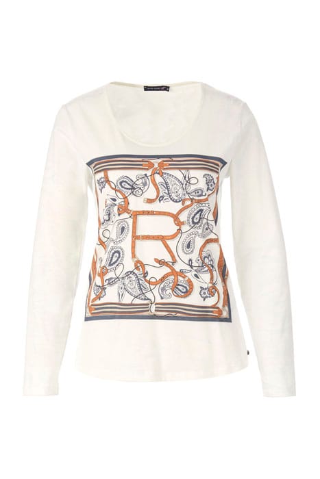 COTTON ROUND NECK T-SHIRT WHITE 1