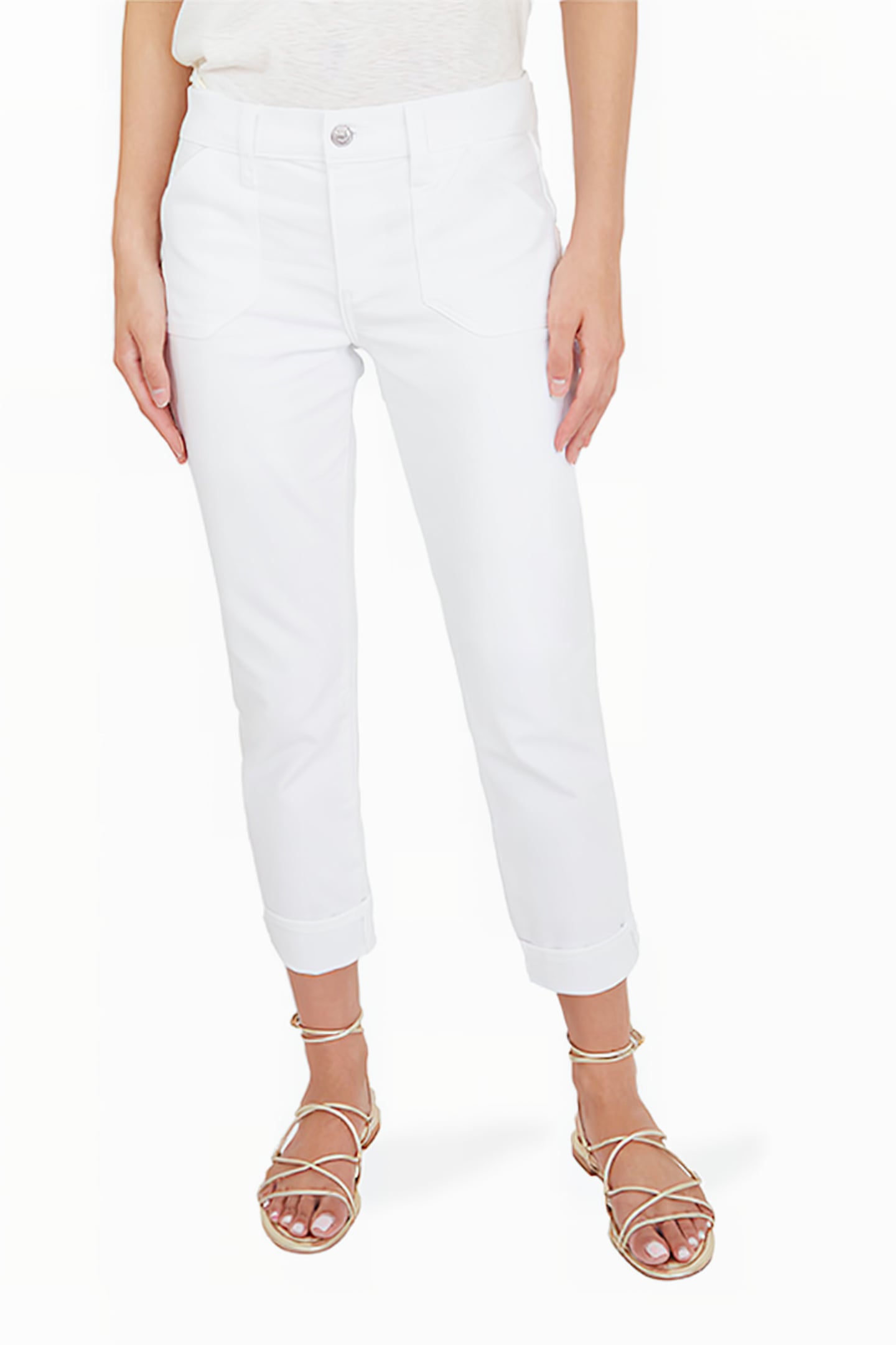 BRIGITTE FASHION PATCH PKT CRISP WHITE 1