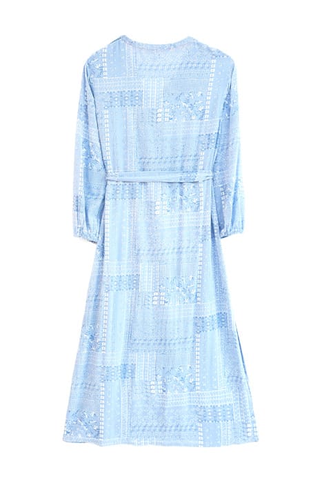 PATCHWORK ECOVERO MAXI DRE BLUE 2