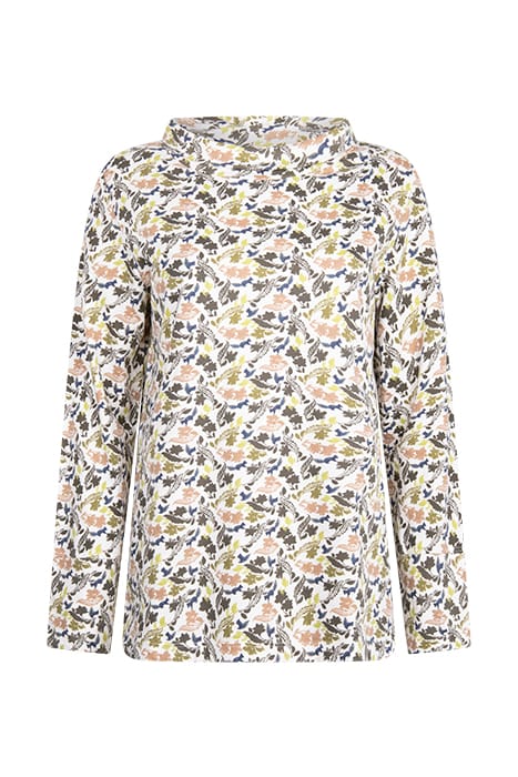 POPPY JERSEY TOP NATURAL PRINT 1