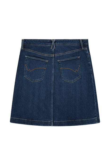 AVA DENIM SKIRT MID DENIM 2