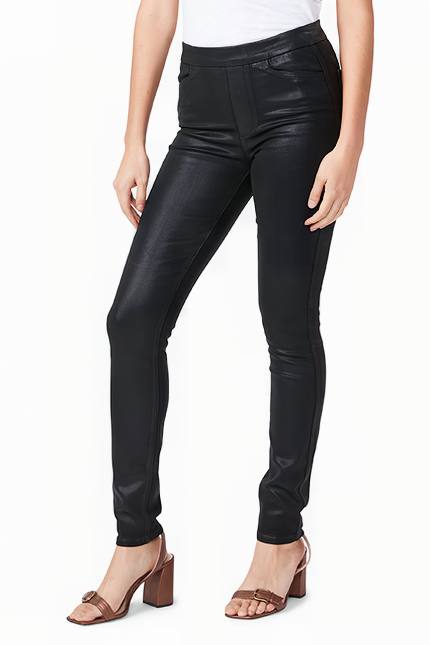 HOXTON PULL ON BLACK FOG LUXE COATING 3