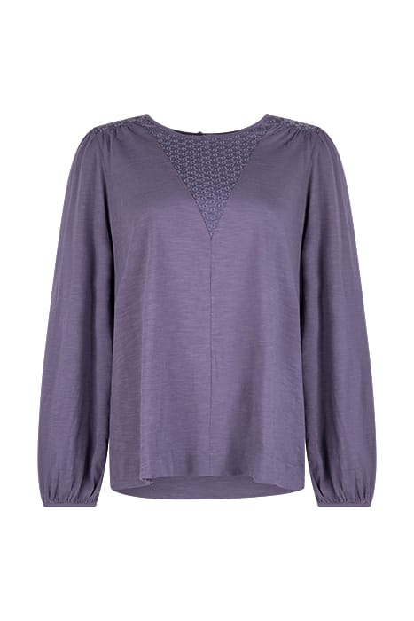NIGELLA JERSEY TOP DARK PURPLE 1