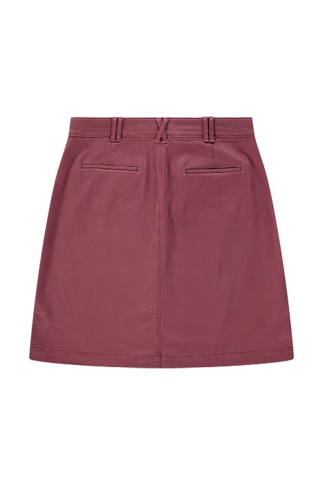 MELODY COTTON SKIRT MID PLUM 2