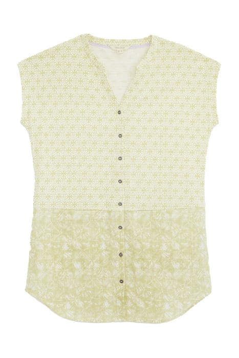 HOLIDAY HAZE JERSEY MIX TUNIC GREEN MULTI 1