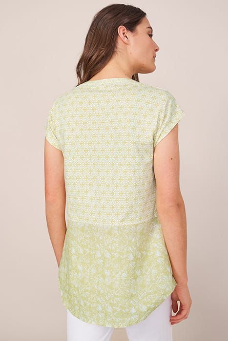 HOLIDAY HAZE JERSEY MIX TUNIC GREEN MULTI 3