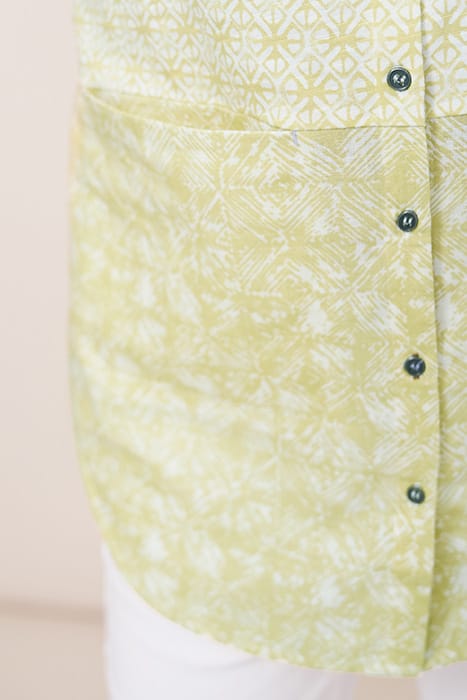 HOLIDAY HAZE JERSEY MIX TUNIC GREEN MULTI 4