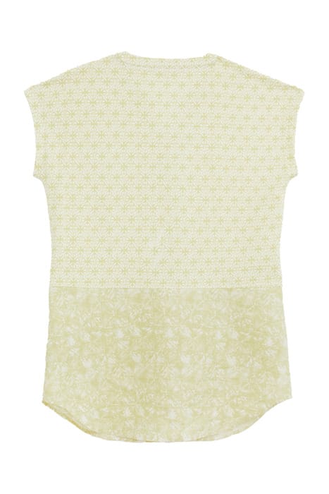 HOLIDAY HAZE JERSEY MIX TUNIC GREEN MULTI 6