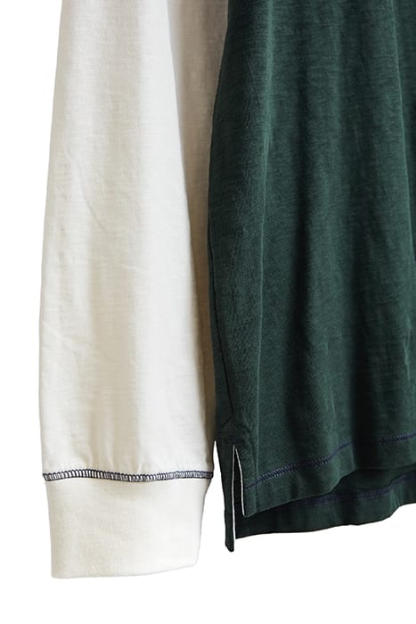 ROBBIE RAGLAN TEE GREEN MULTI 5