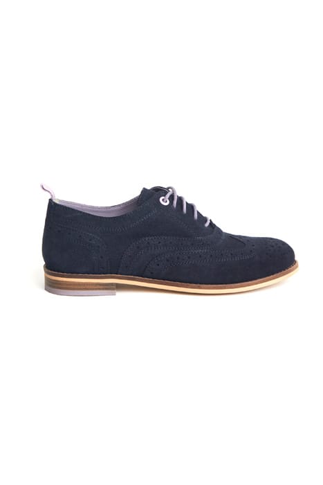THISTLE LACE UP BROGUE DARK NAVY 1