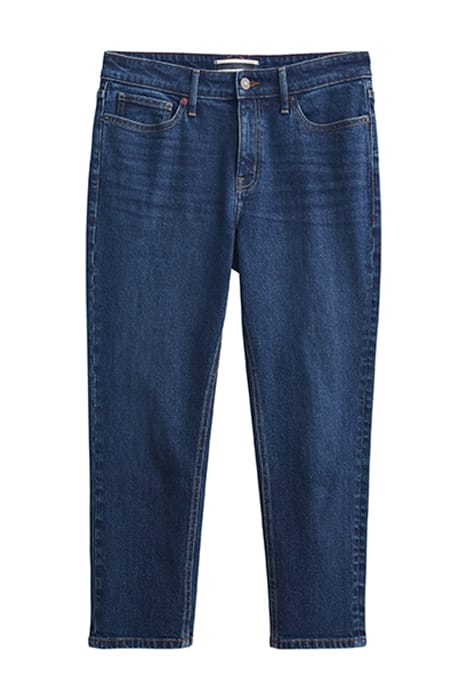 BROOKE STRAIGHT CROP JEAN MID DENIM 1