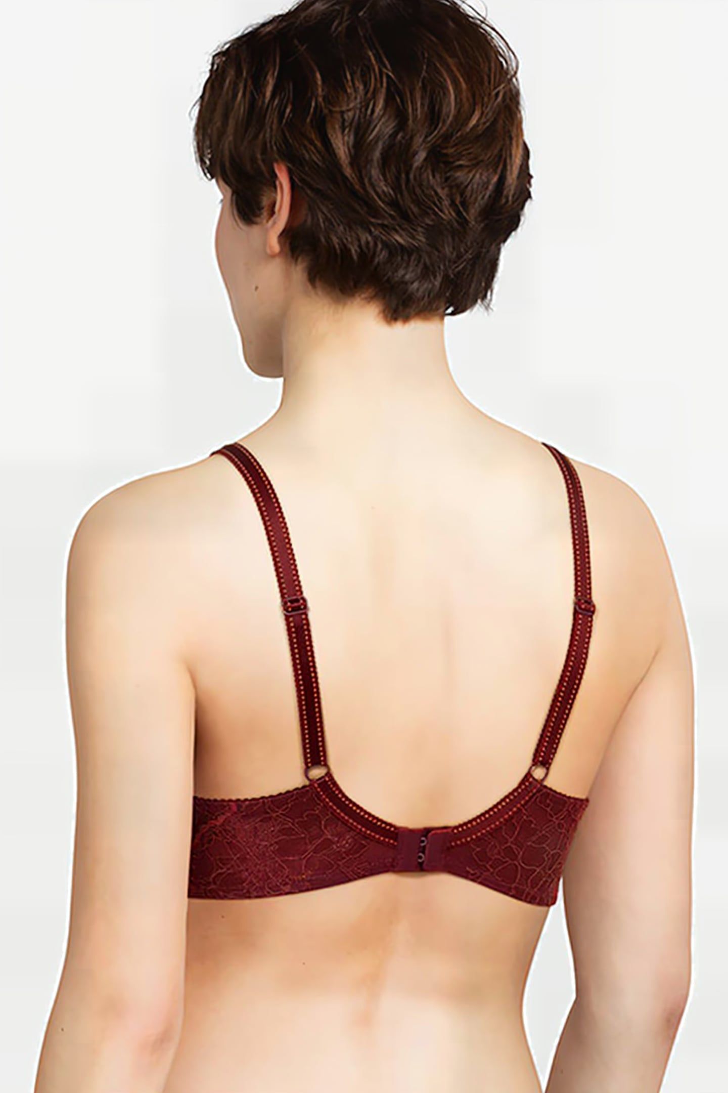 LI BRA T-SHIRT DONNA STRIPE LAC MAHOGANY 4