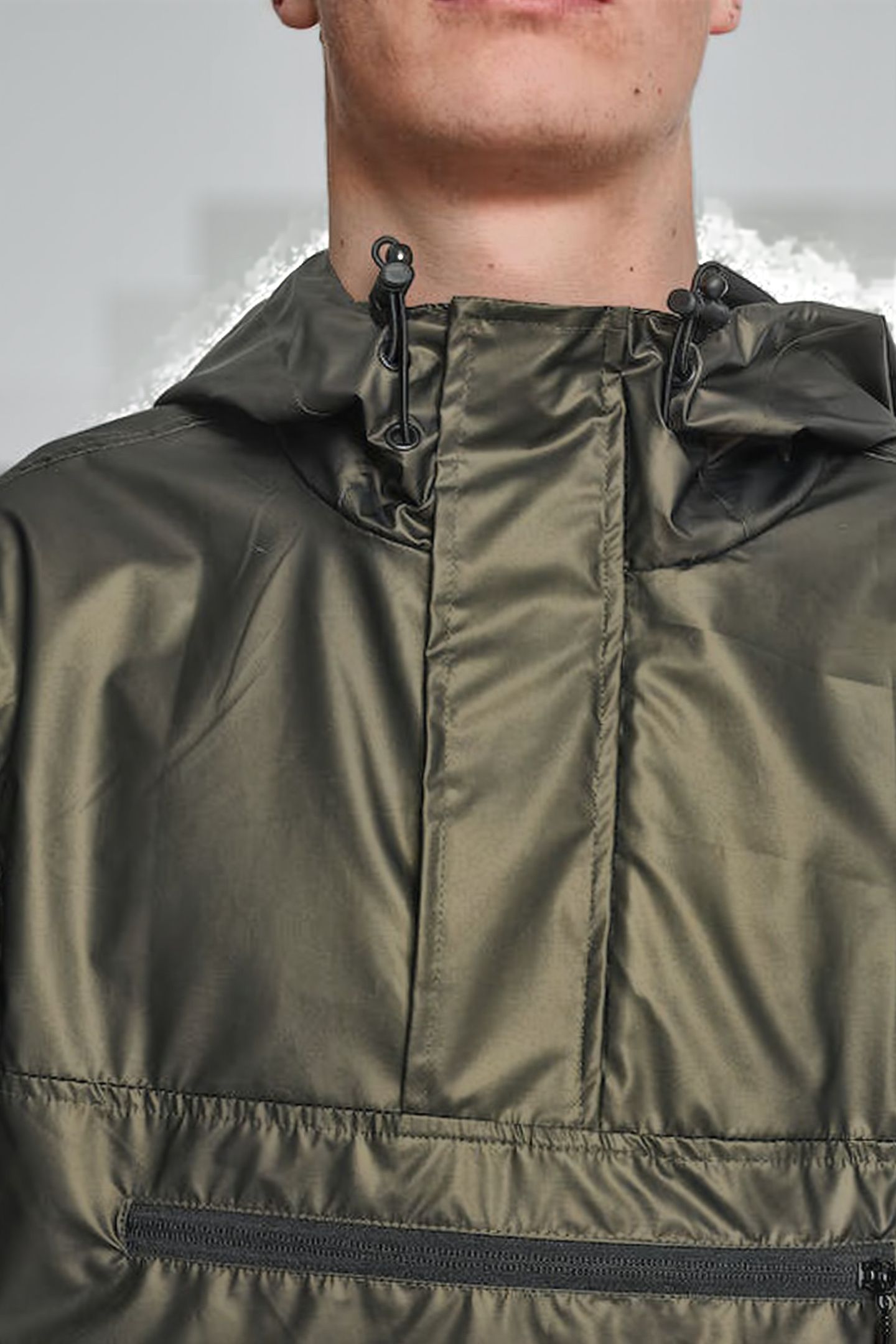 LIGHT PULL OVER JACKET OLIVE 9