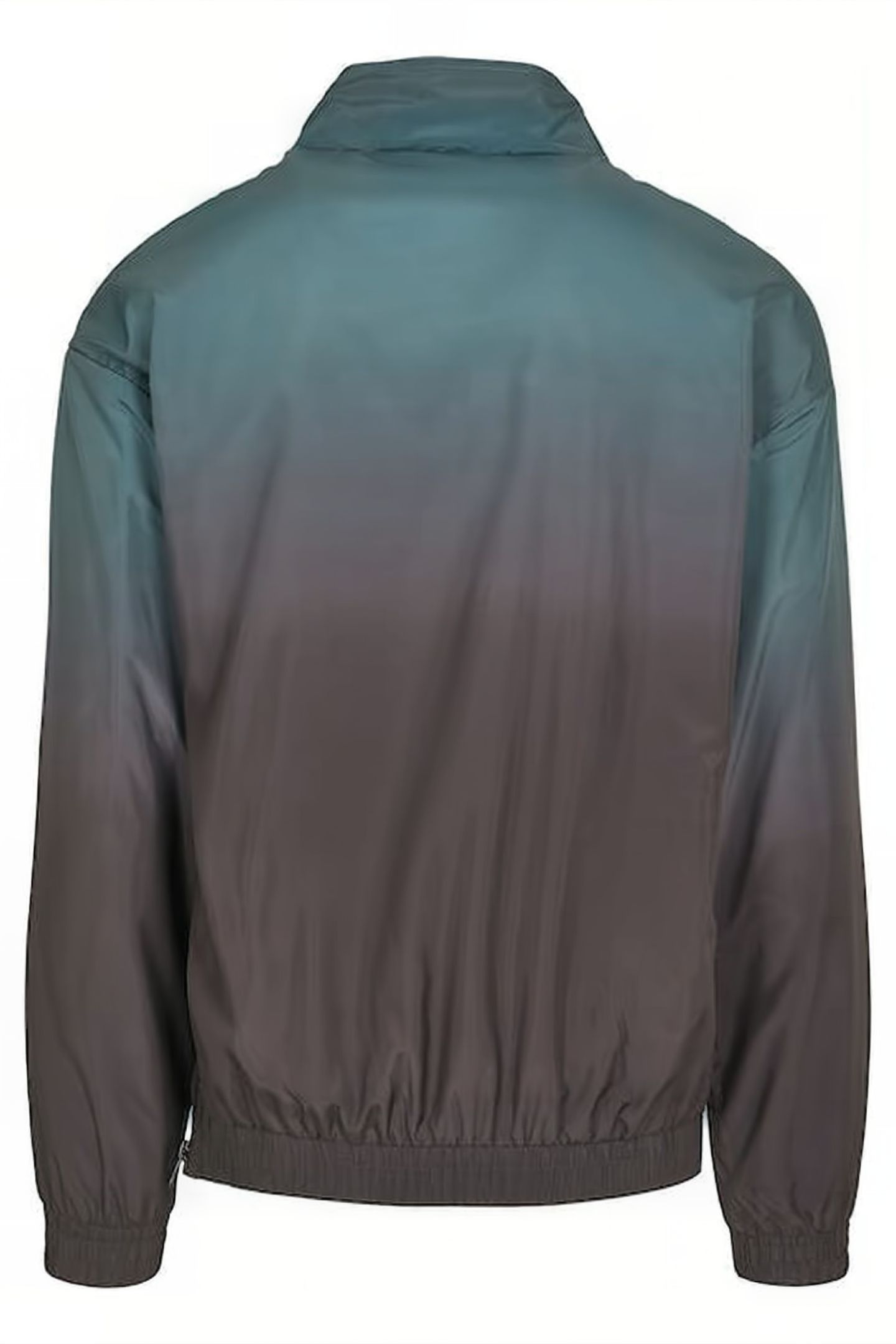GRADIENT PULL OVER JACKET BLACK/BOTTLEGREEN 10