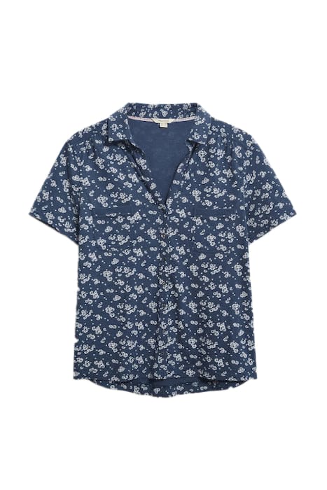 PENNY POCKET JERSEY SHIRT BLUE MULTI 1