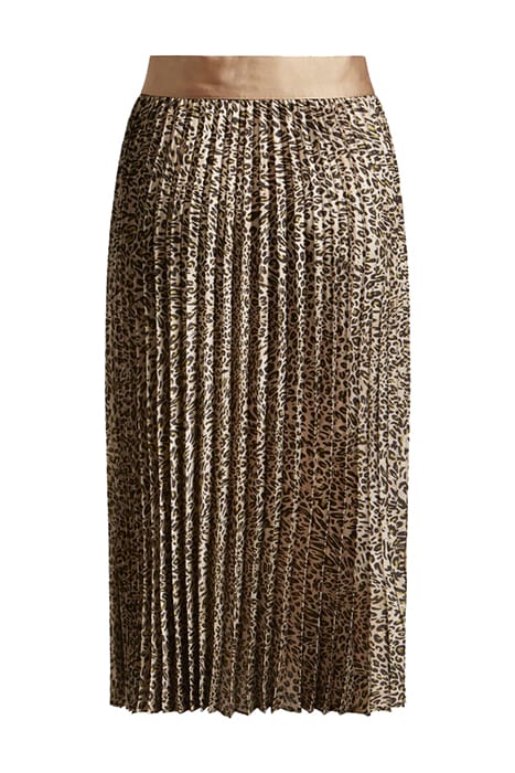 MARCIANO BY GUESS JULIE PLISSE SKIRT ANIMAL SPOTS 6