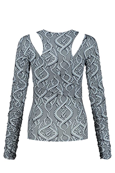 GREY BLUE BRAIDS LINDSAY TOP 3