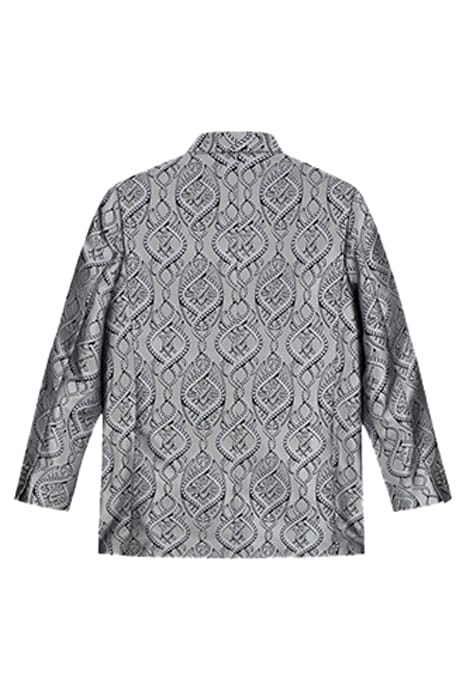 GREY BLUE BRAIDS LILO BLAZER 4