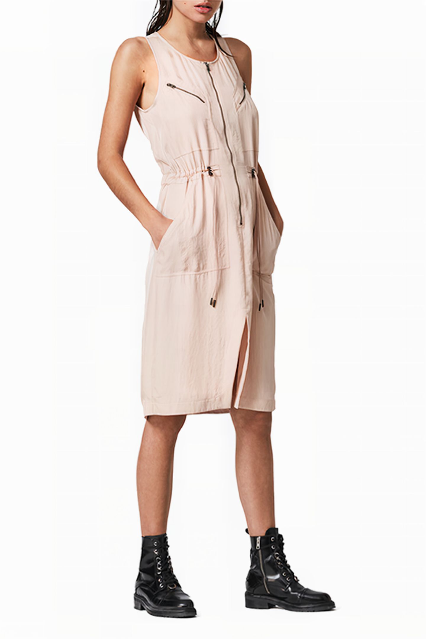 VOLA DRESS MUTED PINK 3