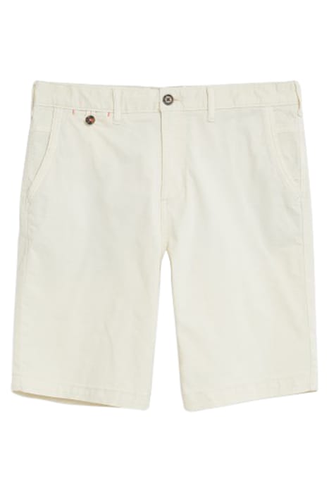 SUTTON  CHINO SHORT NAT WHITE 1