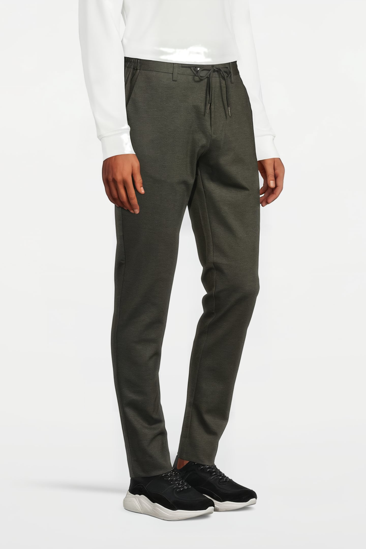 TAPERED JOGGER MINI PATTERN SWEAT DARK ARMY 3