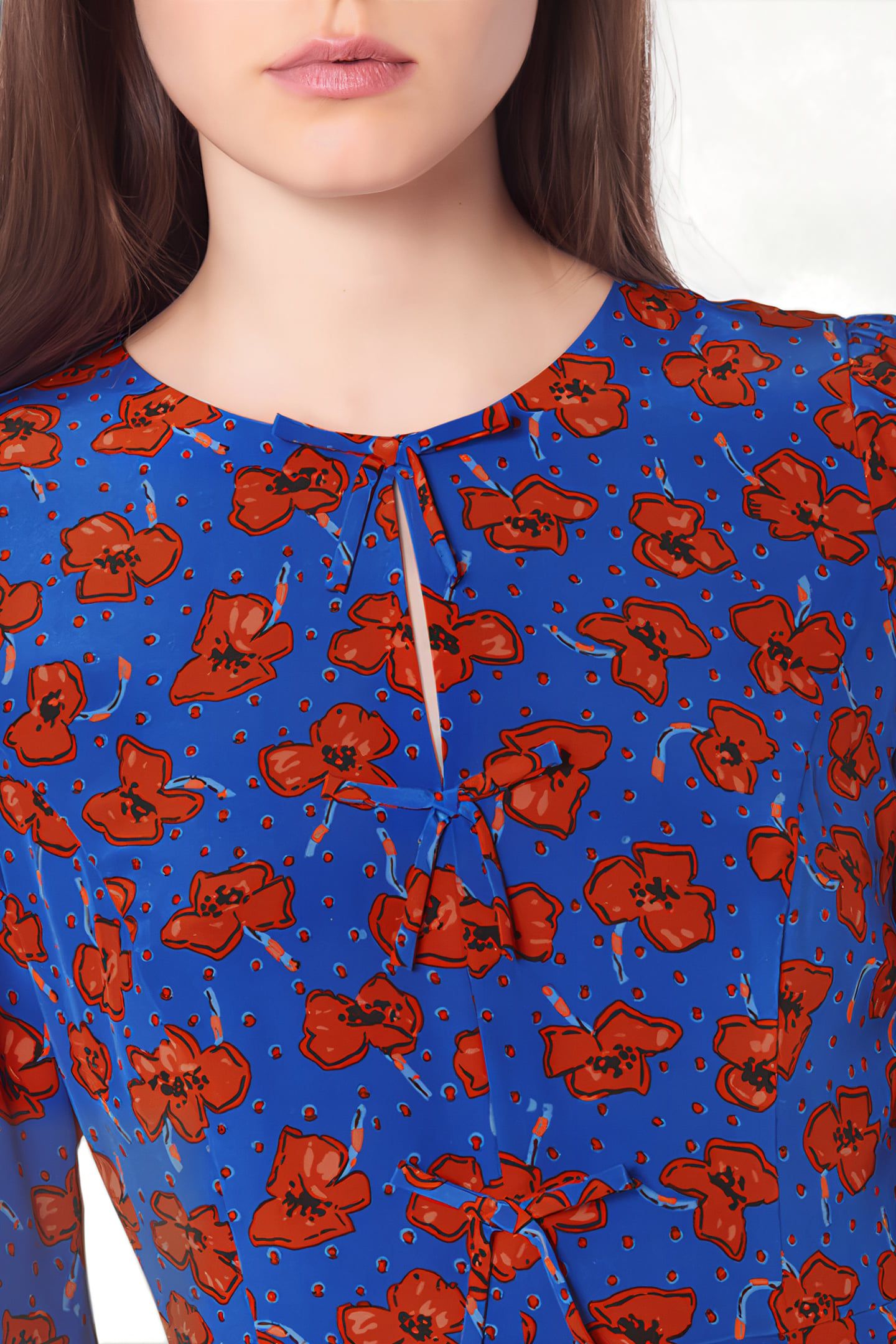 ALICIA MIDI DRESS POPPY 4