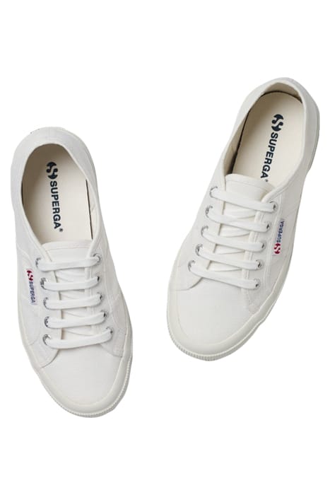 SUPERGA 2750 COTU TRAINERS WHITE PLAIN 3